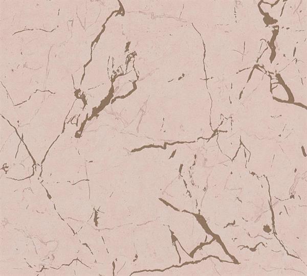 METROPOLITAN STOR. 2 PARATO TNT EFFETTO MARMO ROSA 10x0,53mt