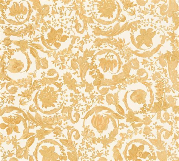 VERSACE 5 PARATO VINILICSU TNT FLOWERS GOLD 0,70X10,05MT