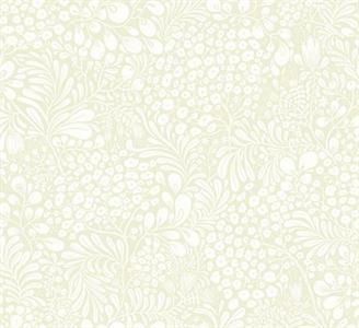 PARATO LINA II IN TNT   FIORI FONDO BEIGE 0,53x10,05 mt