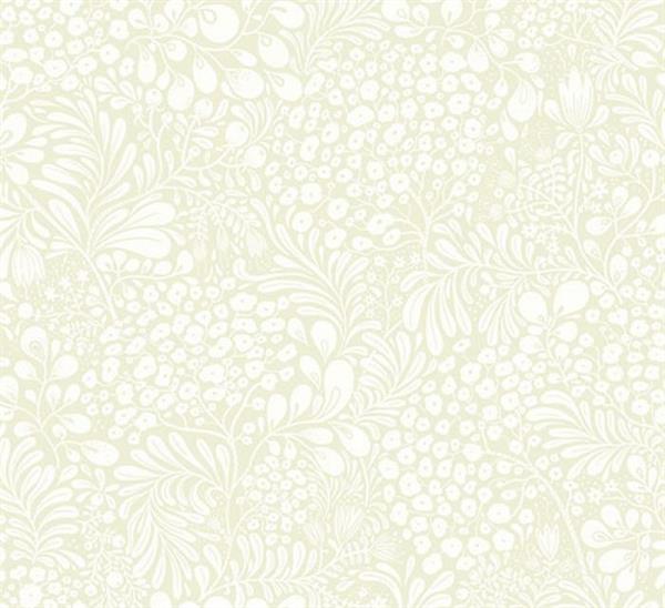 PARATO LINA II IN TNT   FIORI FONDO BEIGE 0,53x10,05 mt