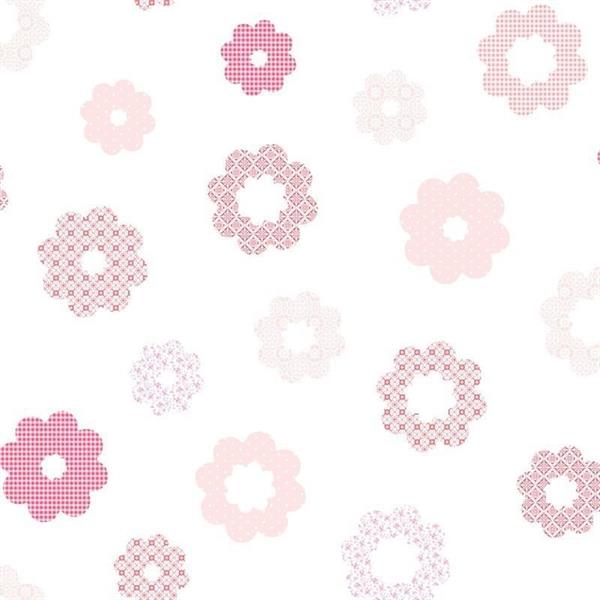 PARATO JOY  IN TNT      /FLOWERS PINK 0,53X10,05MT