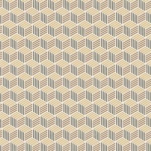 BOTANIKA PARATO IN TNT GEOMETRICO BEIGE MARRONE 10x0,53 mt