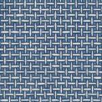 RAFIAS PARATO VINILICO  GEOM.BLUETTE/WHITE 10X0,50MT