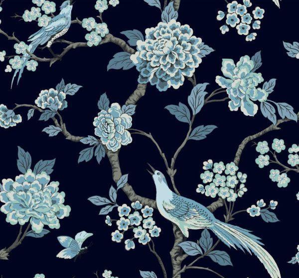 PARATO ENCHANTED IN TNT BIRD SONG BLUE 0,68X8,20MT