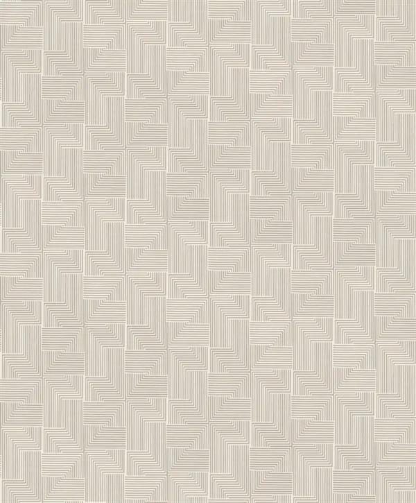 BOHEME PARATO SU TNT GEOM. GRIGIO SILVER 10x0,53 mt