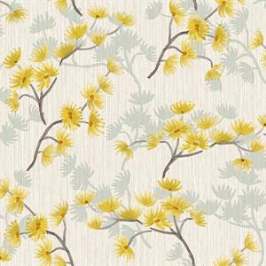 BREEZE PARATO TNT FIORE GIALLO E AZZURRO 10X0,53MT