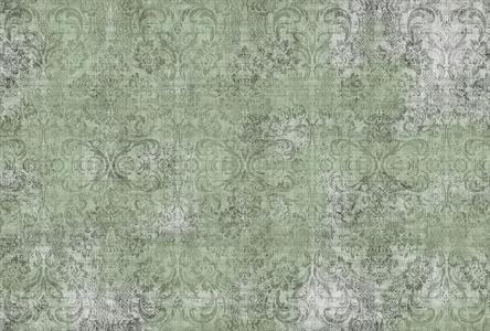 STAMPA DIG AL MQ SU SUPP200g/mq VLIES PREM OLD DAMASK2 VERDE