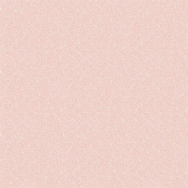 PARATO SMALL PRINTS TNT.FOGLIE PINK 0,53X10,05MT