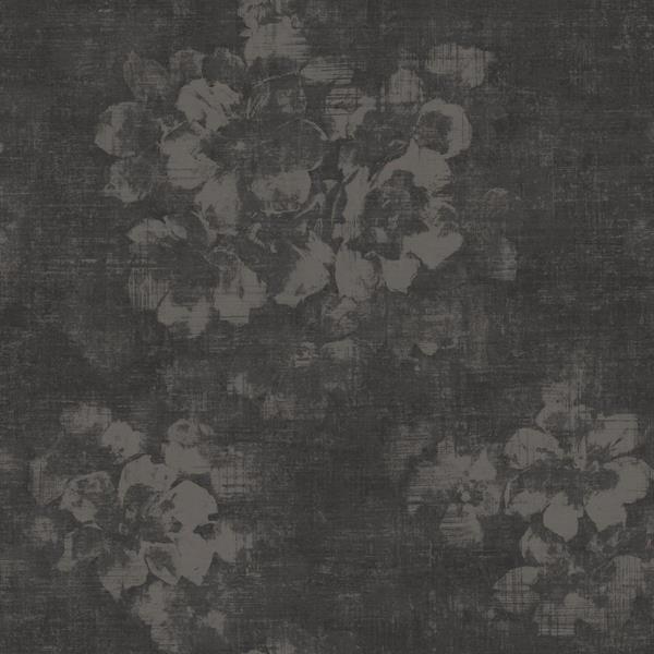 ATMOSPHERE PARATO TNT FLOWERS NERO MIS.10X0,53MT