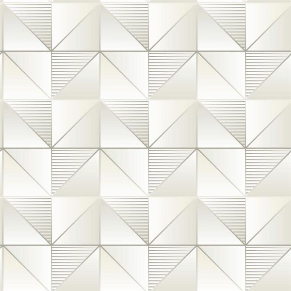 GEOMETRIX PARATO TNT GEOMETRICO GRIGIO E BIANCO 10x0,53mt