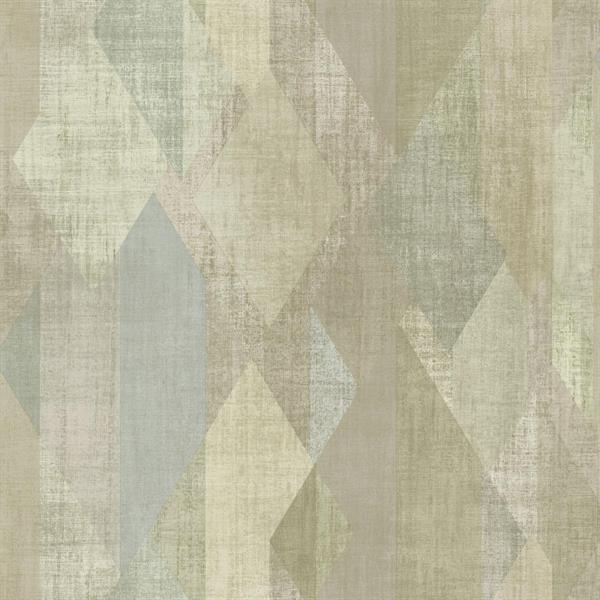 GEOMETRIX PARATO TNT GEOMETRICO VERDE E GRIGIO 10x0,53mt