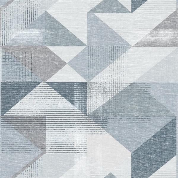 GEOMETRIX PARATO TNT GEOMETRICO GRIGIO E GRIGIO CHIARO 10x0,53mt