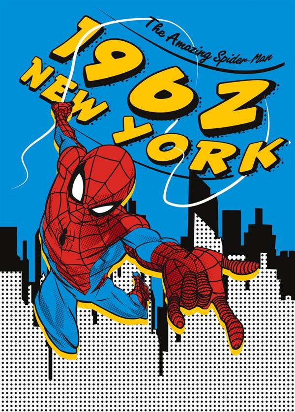 FOTOMURALE INTO ADVENTURE TNT SPIDERMAN 1962 MIS.200X280CM