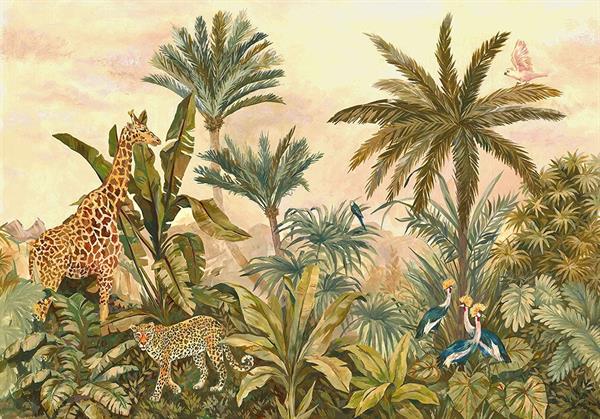 FOTOMURALE INTO ADVENTURE TNT TROPICAL VINTAGE 400X280 CM