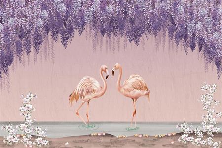 STAMPA DIGITALE INTERMEZVYNIL FLAMINGO PINK MIS. AL MQ