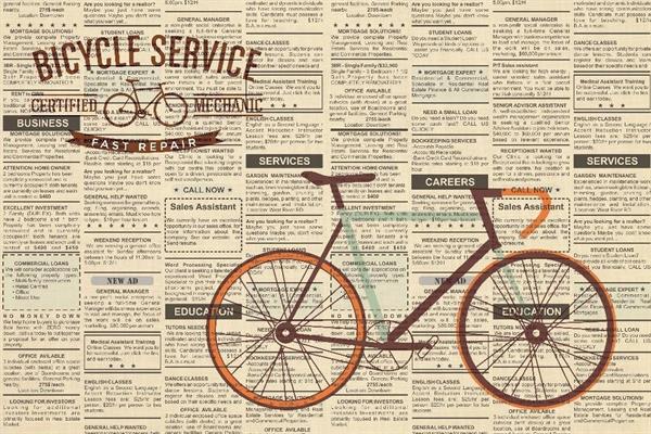 STAMPA DIGITALE GEMINI MVINILICO BICYCLE SERVICE  AL MQ