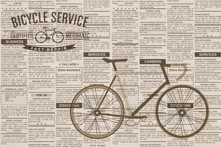 STAMPA DIGITALE GEMINI MVINILICO BICYCLE BEIGE AL MQ