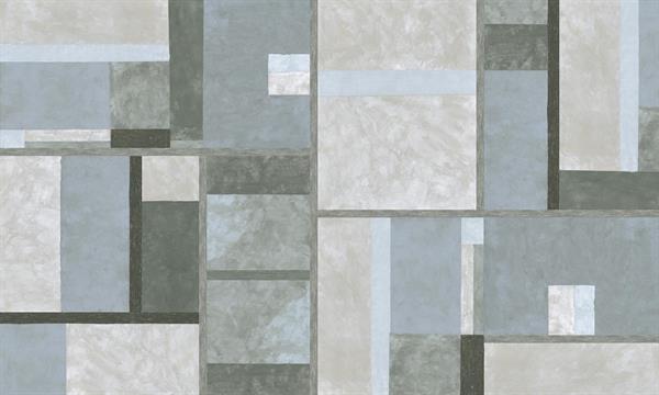 LLAR MURALE VINILICO    GEOM.BEIGE/GRIGIO MIS. AL MQ