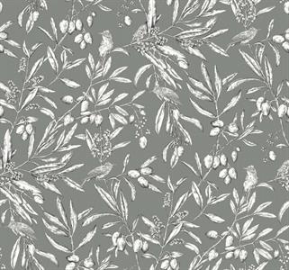 PARATO OLIVAR IN TNT    BIRDS FOLIAGE MILITARY MIS.0,50X10MT