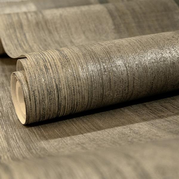 PARATO PRECIOUS IN TNT  MATERIAL TAUPE DARK 0,53X10,05MT