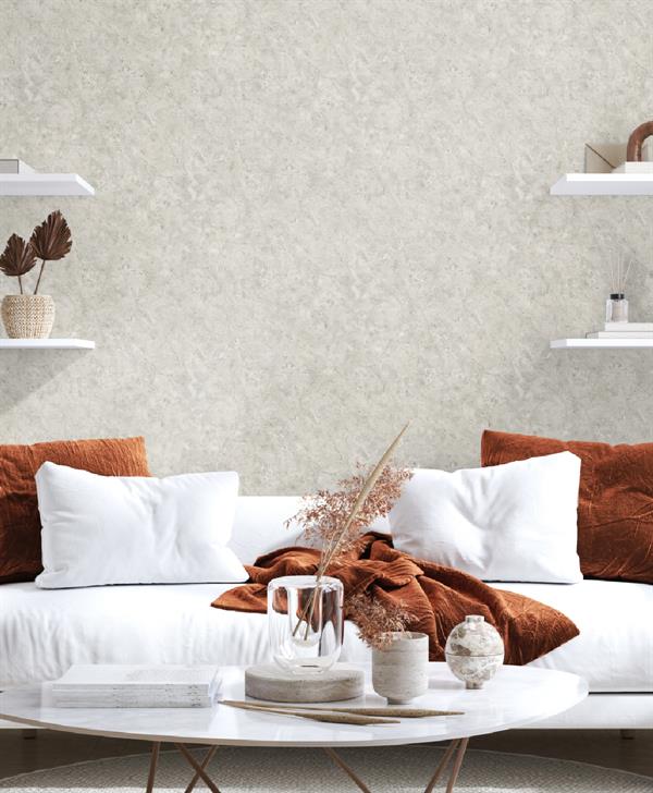 PARATO DIVINO IN TNT    MATERIAL TAUPE GREY 0,53X10,05MT