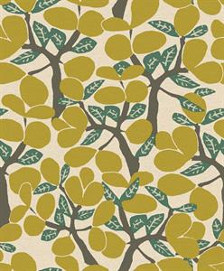 PARATO BRAZIL IN TNT    FOLIAGE GREEN CITRON 0,53X10,05MT