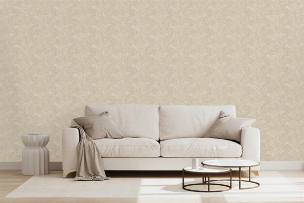 PARATO PERLA PVC/TNT    DESIGN DARK NATURAL MIS.0,53X10,05MT