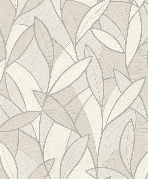 PARATO ALLURE PVC/TNT   FOLIAGE BEIGE MIS.0,53X10,05MT