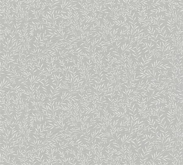 PARATO COUNTRY CHARME   PVC/TNT FOLIAGE GREY 0,53X10,05MT