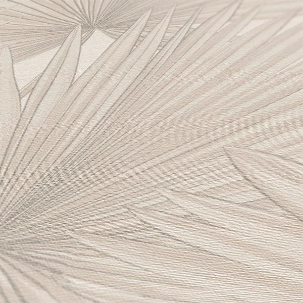 PARATO CARAIBI PVC/TNT  FOLIAGE BEIGE 0,53X10,05MT