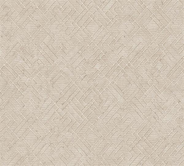 PARATO CITY SHAPES PVC/ TNT GEOM.TAUPE 0,53X10,05MT