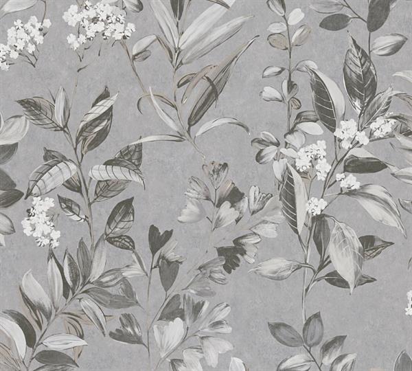 PARATO ARCADE IN TNT    FOLIAGE GREY 0,53X10,05MT