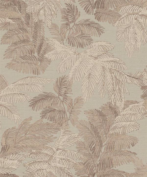 PARATO ARAZZI PVC/TNT   FOLIAGE BEIGE/TAUPE 0,53X10,05MT