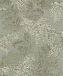 PARATO ARAZZI PVC/TNT   FOLIAGE GOLD GREEN 0,53X10,05MT