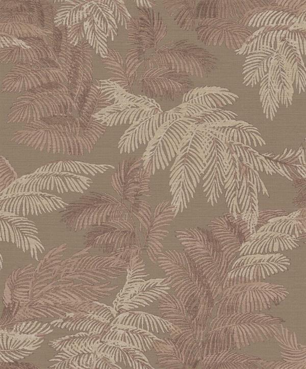 PARATO ARAZZI PVC/TNT   FOLIAGE BEIGE/BROWN 0,53X10,05MT