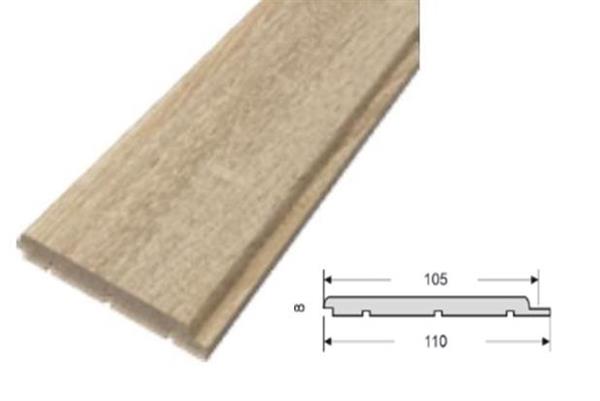 DOGA IN MDF COL.NATURALE MIS.120X8X2750MM (CF.7PZ)