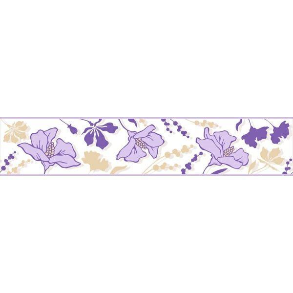 BORDO BOUQUET VIOLA H 10,6CM STICK-UPS - BORDO DA 5 MT