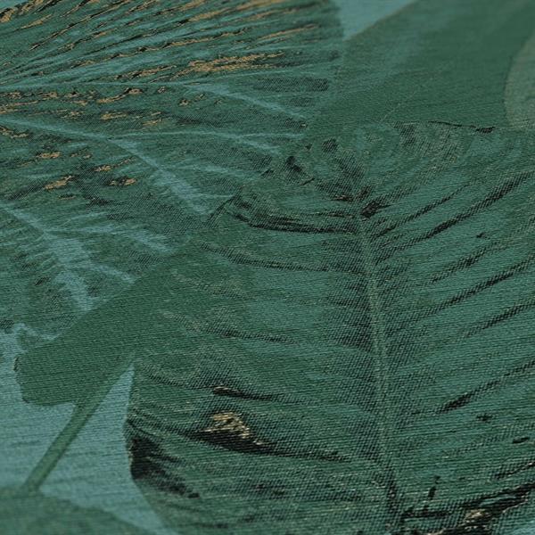 PARATO TROPICALIA PVC   /TNT FOLIAGE GREEN 0,53X10,05MT