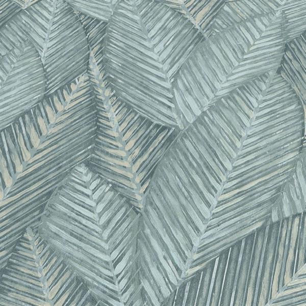 PARATO TROPICALIA PVC   /TNT FOLIAGE BLUE 0,53X10,05MT