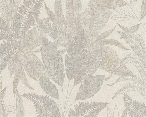 PARATO HOMECOMING PVC   /TNT FOLIAGE BEIGE 0,53X10,05MT