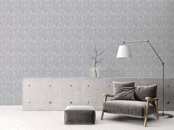 PARATO HOMECOMING PVC   /TNT FOLIAGE GREY 0,53X10,05MT