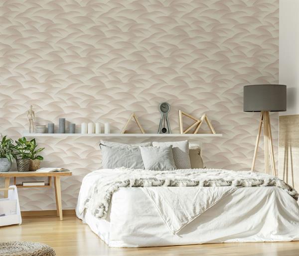 PARATO KROMA PVC        /TNT DESIGN TAUPE 0,53X10,05MT