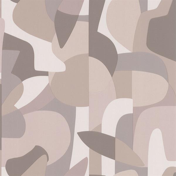 PARATO FLORAL FUSION PVC/TNT DESIGN BEIGE 0,53X10,05MT