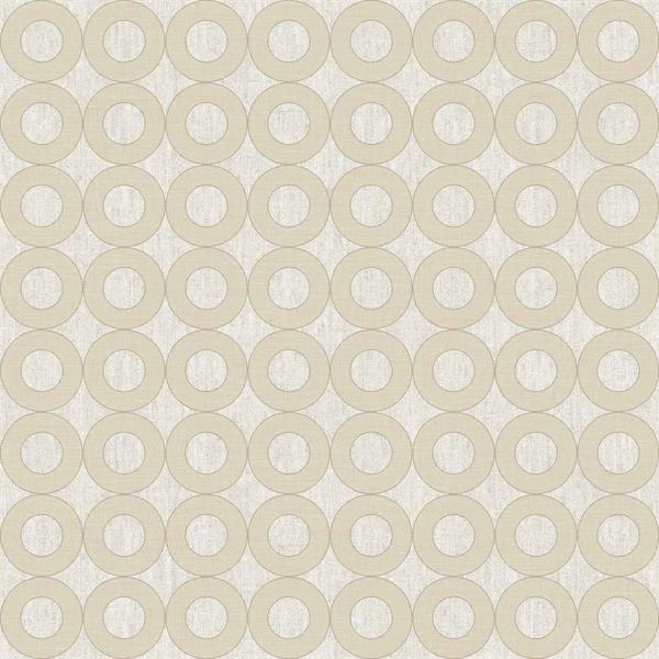 PARATO FLORAL FUSION PVC/TNT DESIGN TAUPE 0,53X10,05MT