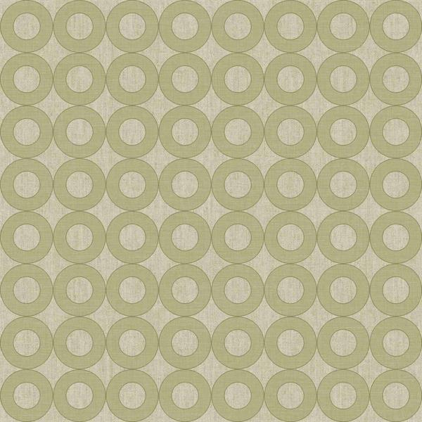 PARATO FLORAL FUSION PVC/TNT DESIGN GREEN 0,53X10,05MT