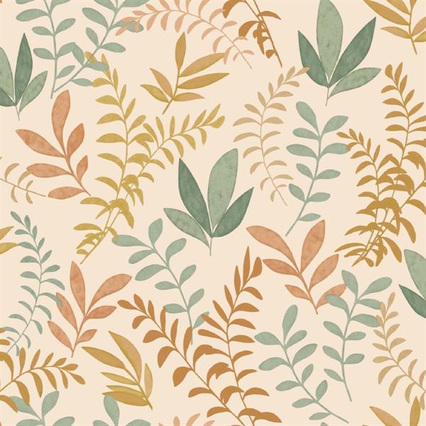 PARATO SOLEADO PVC/TNT  /FOLIAGE CREAM 0,53X10,05MT