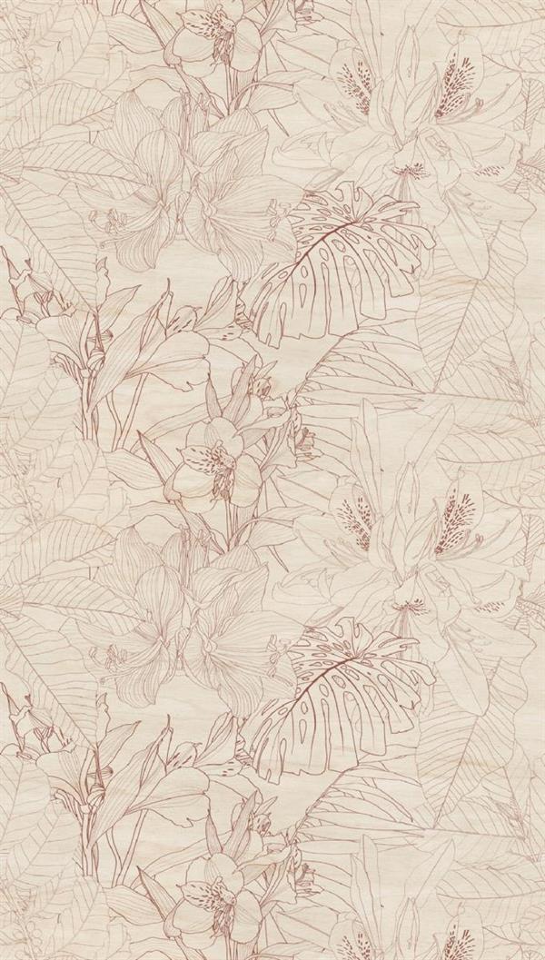 PARATO UNICO 2024 VINILICO/TNT FOLIAGE 1,59X2,80H MT(3TELI)