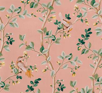 PARATO FORBIDDEN CITY   TNT FOLIAGE PINK 0,50X10MT