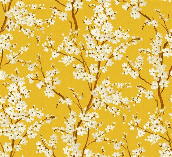 PARATO FORBIDDEN CITY   TNT FLOWERS YELLOW 0,50X10MT