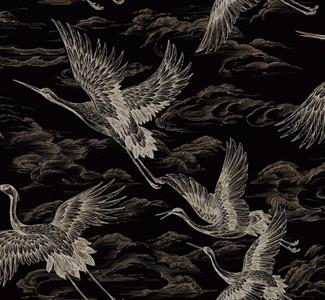 PARATO FORBIDDEN CITY   TNT BIRDS BLACK 0,50X10MT